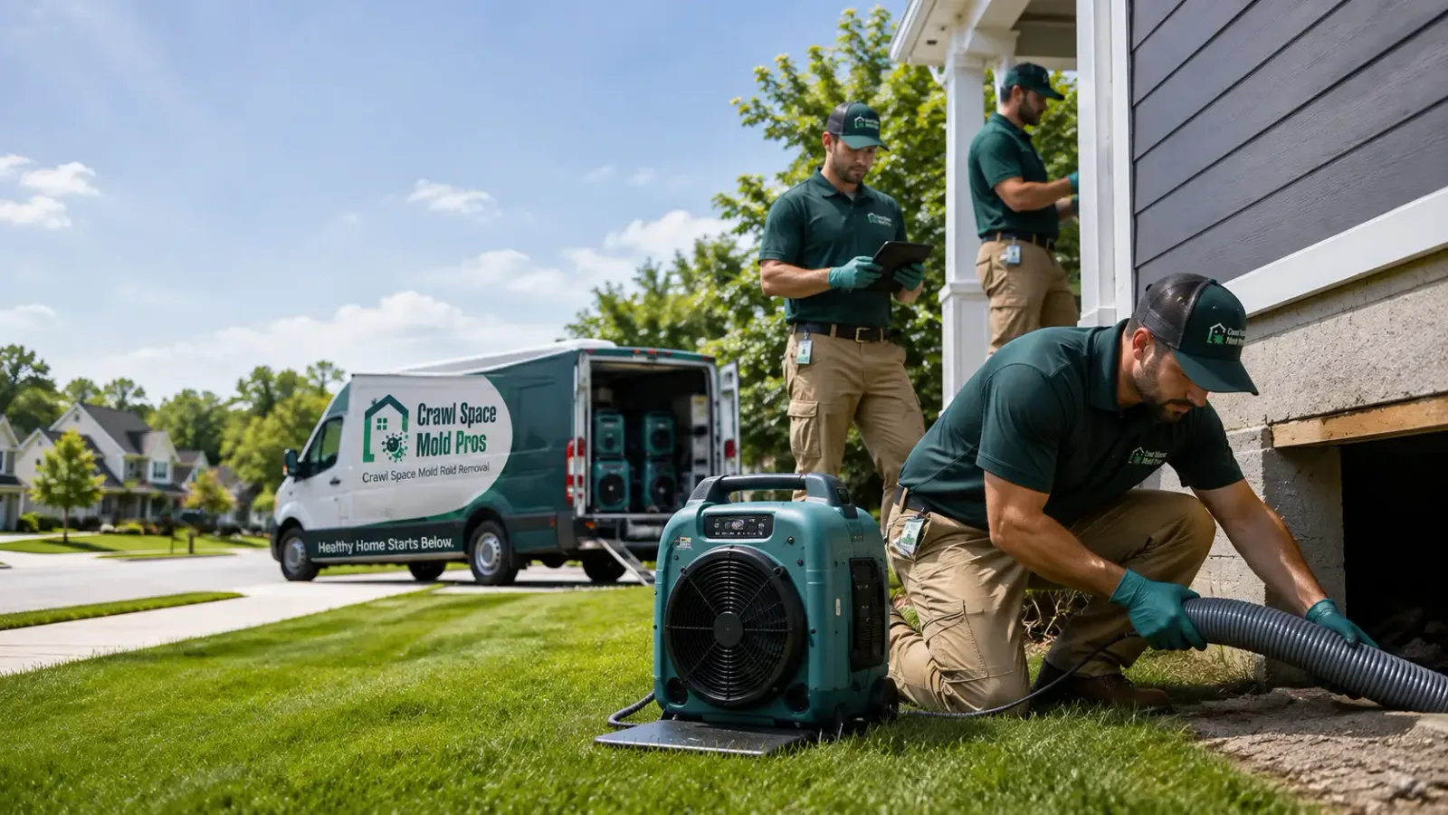 Crawl Space Mold Removal in Kensett, IA